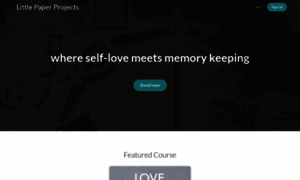 Little-paper-projects.teachable.com thumbnail