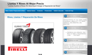 Llantasyrinesalmejorprecio.com thumbnail