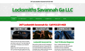 Locksmithssavannahga.com thumbnail