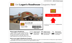 Logansroadhouse.couponrocker.com thumbnail