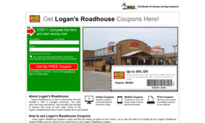 Logansroadhouse.fastfoodsaver.com thumbnail