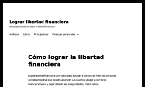 Lograrlibertadfinanciera.com thumbnail