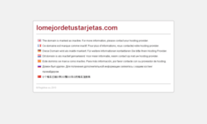 Lomejordetustarjetas.com thumbnail