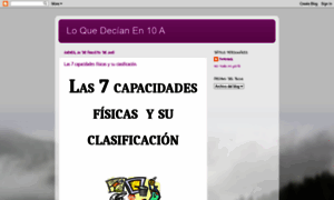 Loquedecianlosde10a.blogspot.com thumbnail