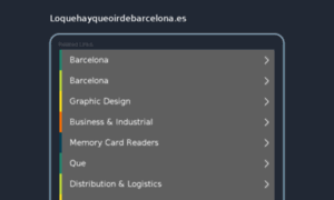 Loquehayqueoirdebarcelona.es thumbnail