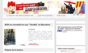 Loquehayqueverenbarcelona.es thumbnail