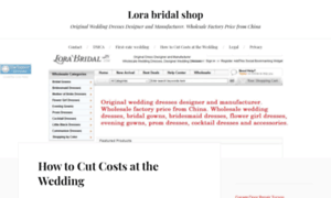 Lorabridalshop.com thumbnail