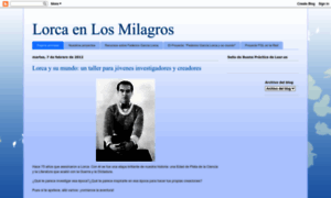 Lorcaenlosmilagros.blogspot.com.es thumbnail