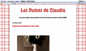 Losdulcesdeclaudia.com thumbnail