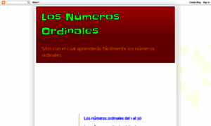 Losnumerosordinales.blogspot.mx thumbnail