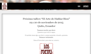 Lospoetasvivos.com thumbnail