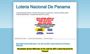 Loterianacionaldepanama.blogspot.com thumbnail