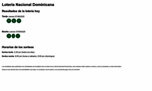 Loterianacionaldominicana.com thumbnail
