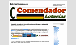 Loteriascomendador.wordpress.com thumbnail