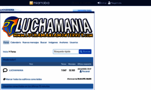Luchamania.mforos.com thumbnail