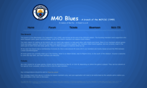 M40blues.org thumbnail