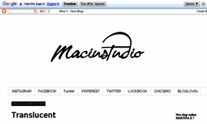 Maciustudio.blogspot.com thumbnail
