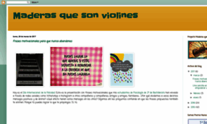 Maderasquesonviolines.blogspot.com thumbnail