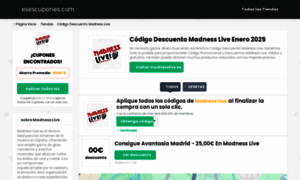 Madnesslive.esescupones.com thumbnail