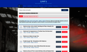 Madonna-interview.simp3s.org thumbnail