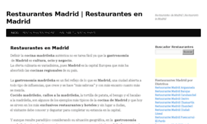 Madridrestaurantes.info thumbnail