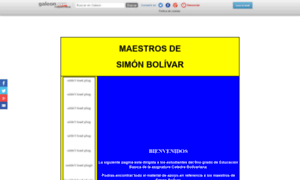 Maestrosdebolivar.galeon.com thumbnail