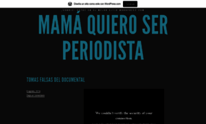Mamaquieroserperiodista.wordpress.com thumbnail