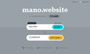 Mano.website thumbnail