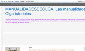 Manualidadesdeolga.es thumbnail