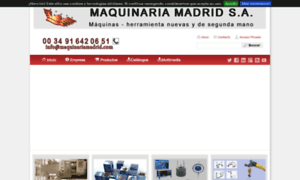 Maquinariamadrid.com thumbnail