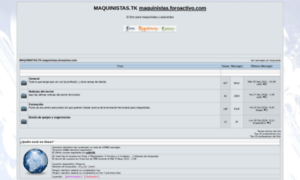 Maquinistas.foroactivo.com thumbnail