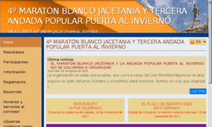 Maratonblancojacetania.es thumbnail