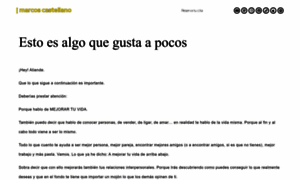 Marcoscastellano.com thumbnail