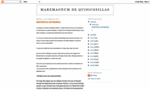 Maremagnumdequisicosillas.blogspot.com.es thumbnail