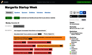 Margaritastartupweek2016.sched.org thumbnail