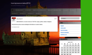 Mariajosesociales2012.wordpress.com thumbnail