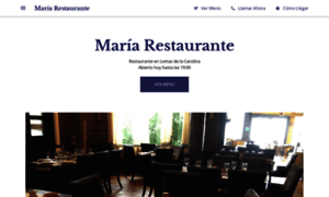 Mariarestaurante.negocio.site thumbnail