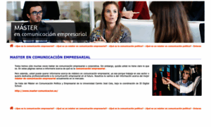 Master-comunicacion.com thumbnail