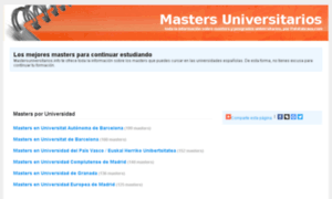 Mastersuniversitarios.info thumbnail