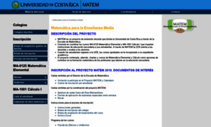 Matem-dev.emate.ucr.ac.cr thumbnail