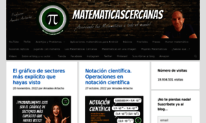 Matematicascercanas.com thumbnail