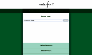 Matesfacil.com thumbnail