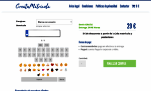 Matriculaspersonalizadas.com thumbnail