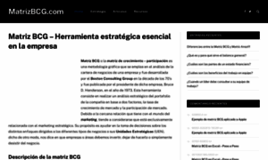 Matrizbcg.com thumbnail