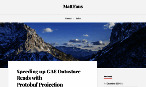 Mattfaus.com thumbnail