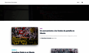 Maximilianofernandez.net thumbnail
