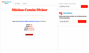 Maximocomundivisor.com thumbnail