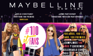 Maybelline100itfans.com.ar thumbnail