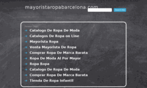 Mayoristaropabarcelona.com thumbnail