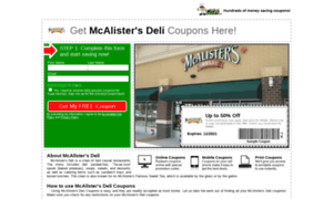 Mcalistersdeli.fastfoodsaver.com thumbnail